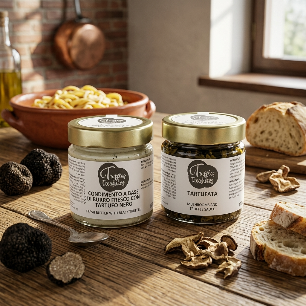 Zwei Vorspeisen – Trüffelsauce & Trüffelbutter