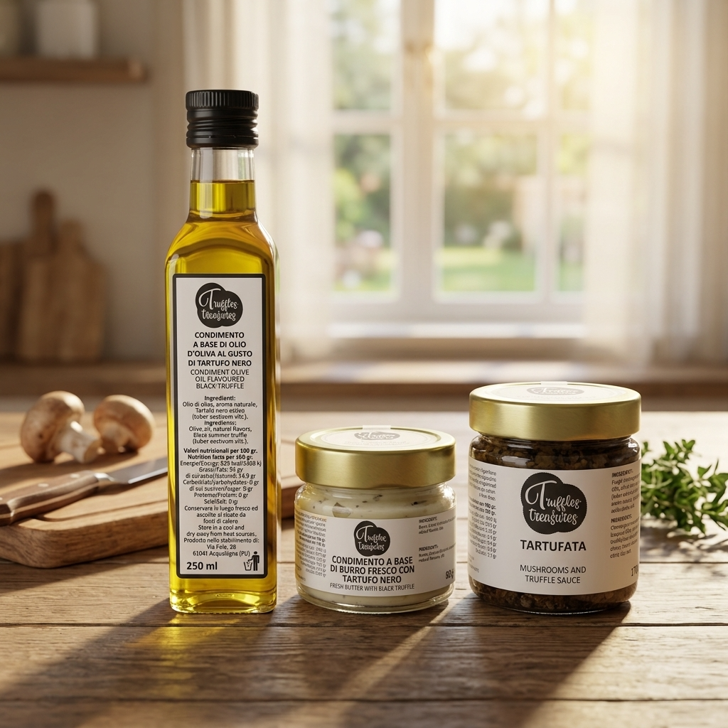 Trilogie Grundausstattung - Öl, Butter und Trüffelcreme